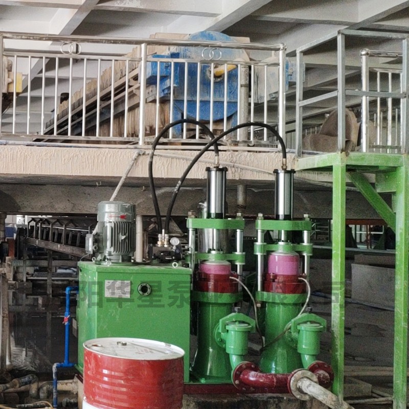 壓濾機(jī)節(jié)能進(jìn)料泵，液壓陶瓷柱塞泥漿泵